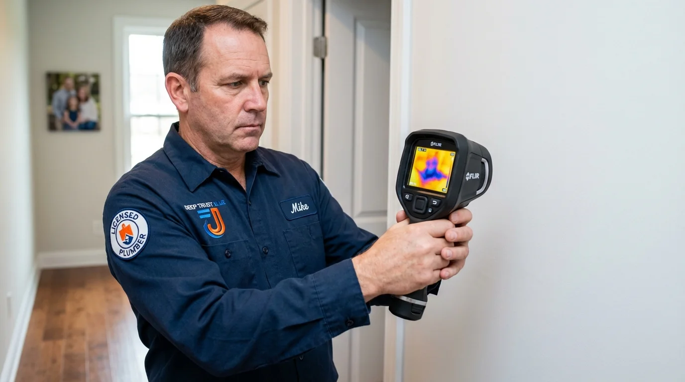 Thermal imaging leak detection by Johns Plumbing LLC in Pacific